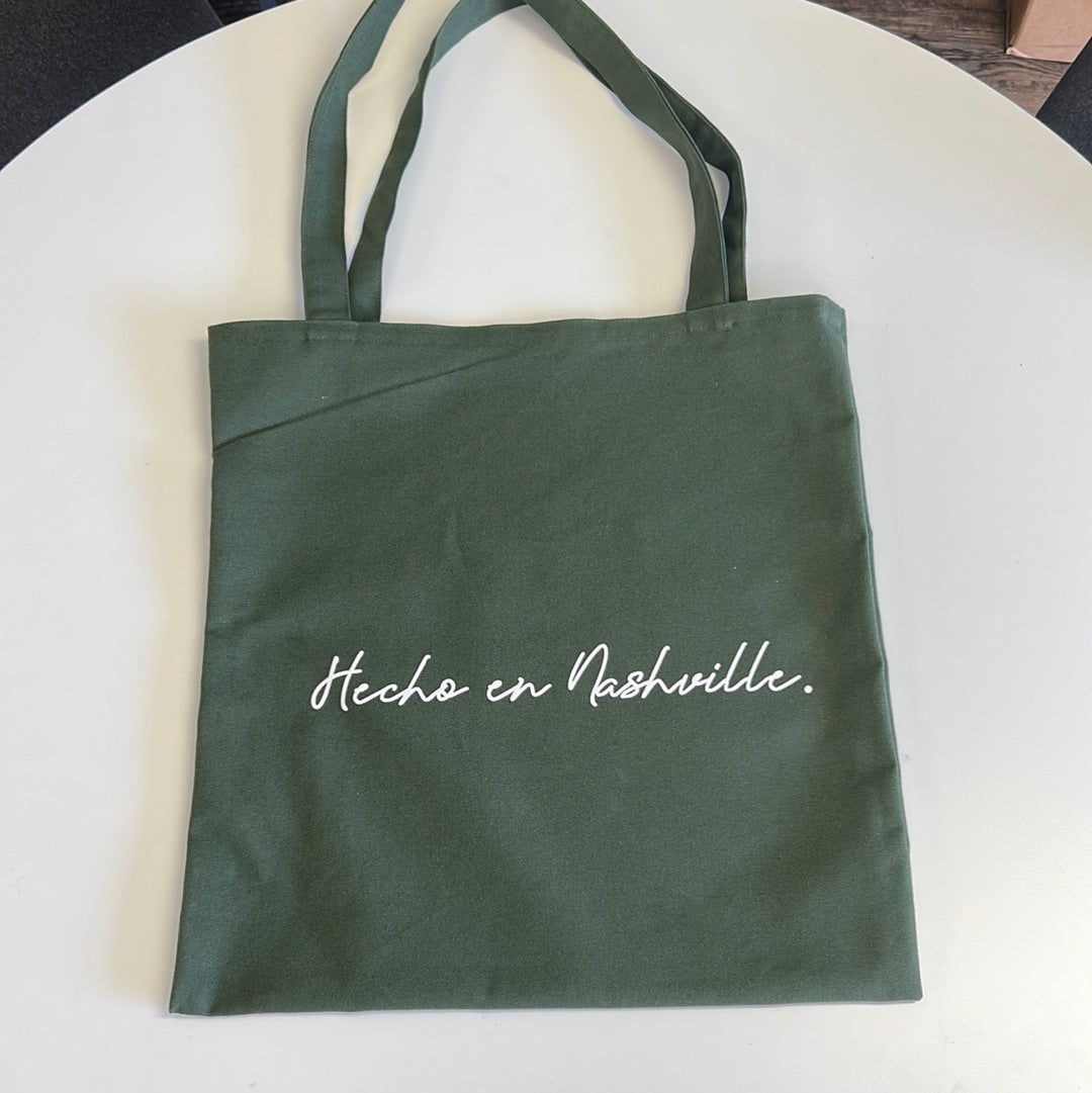 Hecho en Nashville Pressed Tote Bags