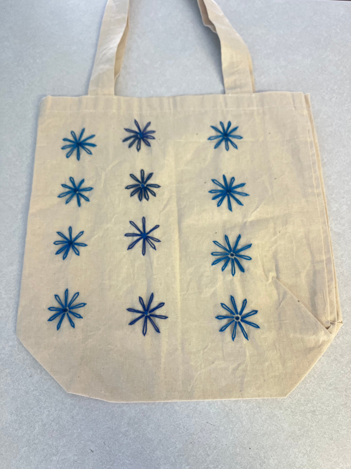 Hand Embroidered Tote Bag