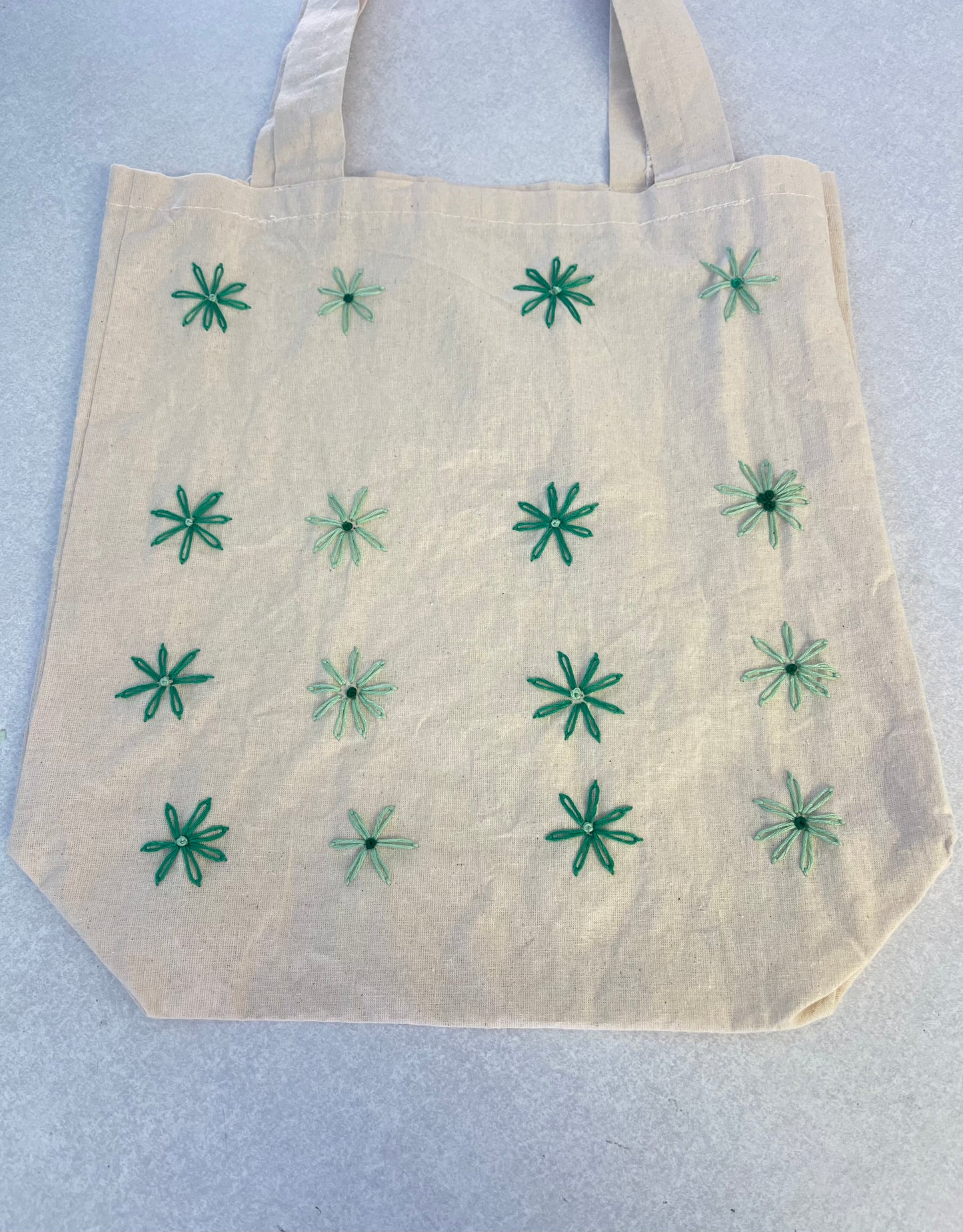 Hand Embroidered Tote Bag