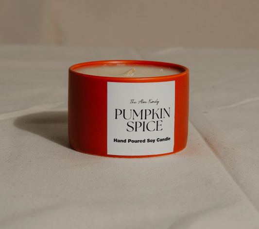 Pumpkin Spice Hand Poured Soy Candle 8oz