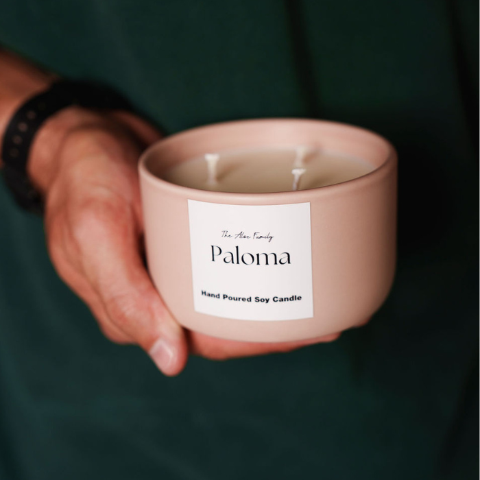 Paloma 3-Wick Hand Poured Soy Candle