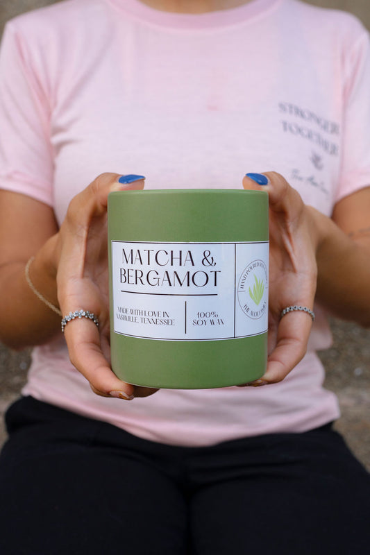 Matcha and Bergamot Hand Poured Soy Candle