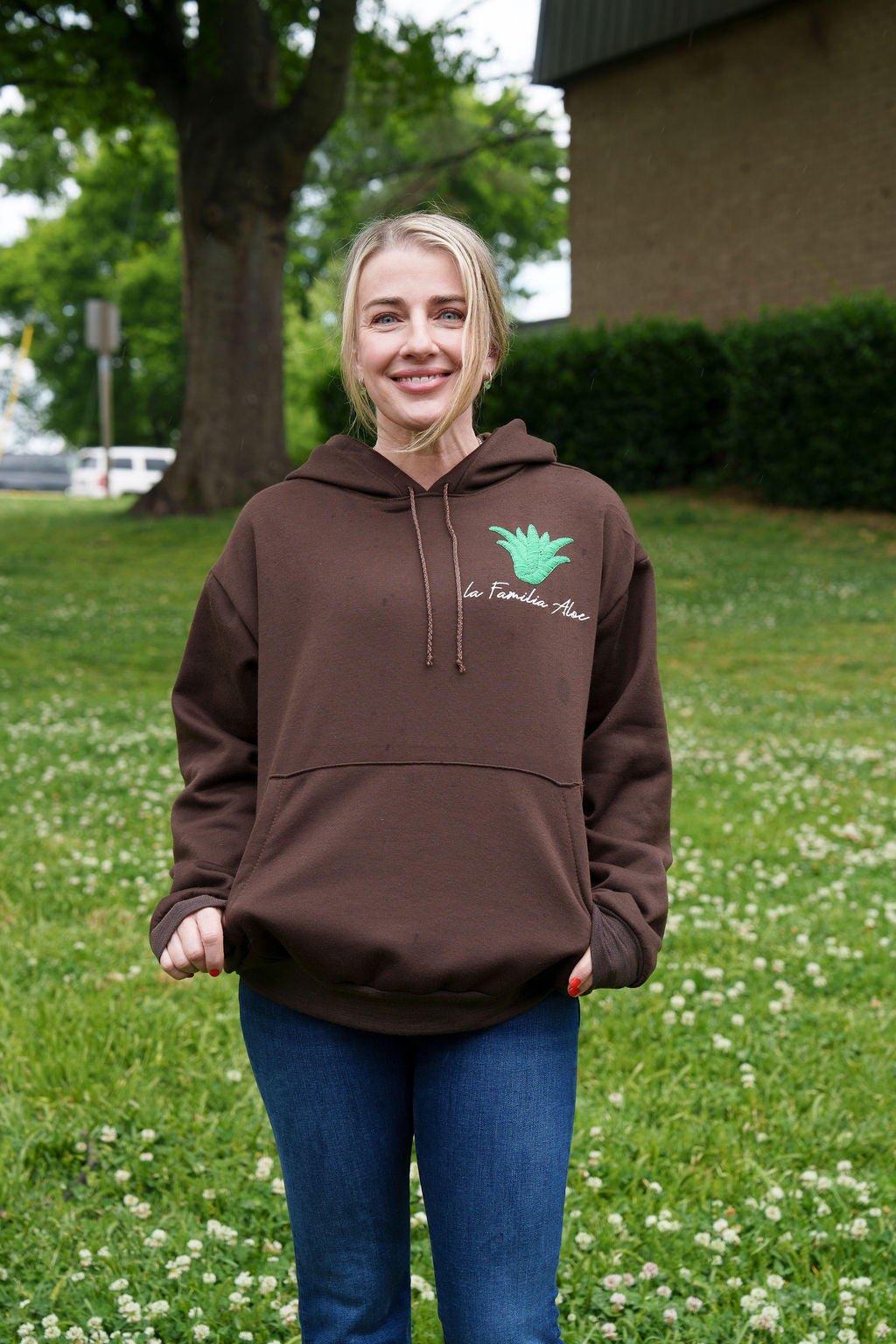 La Familia Aloe Hoodie -Brown-