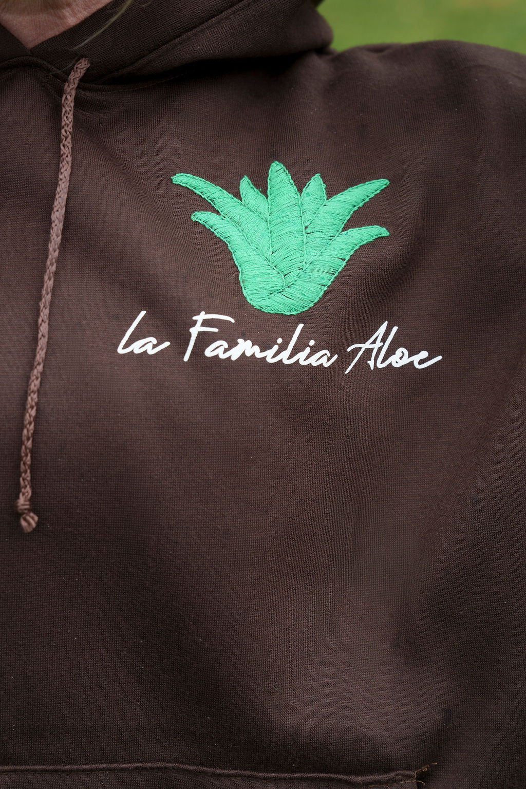 La Familia Aloe Hoodie -Brown-