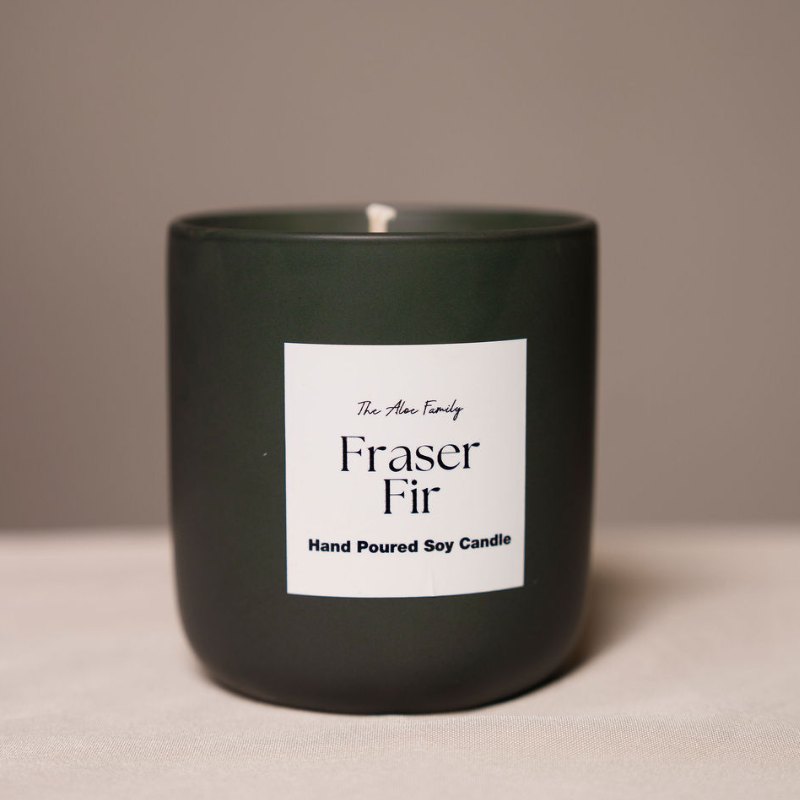 Fraser Fir Hand Poured Soy Candle- 12 oz