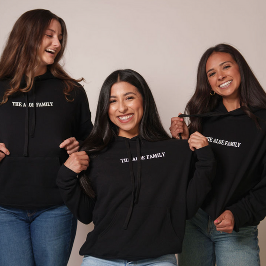 Black Aloe Family Hoodie