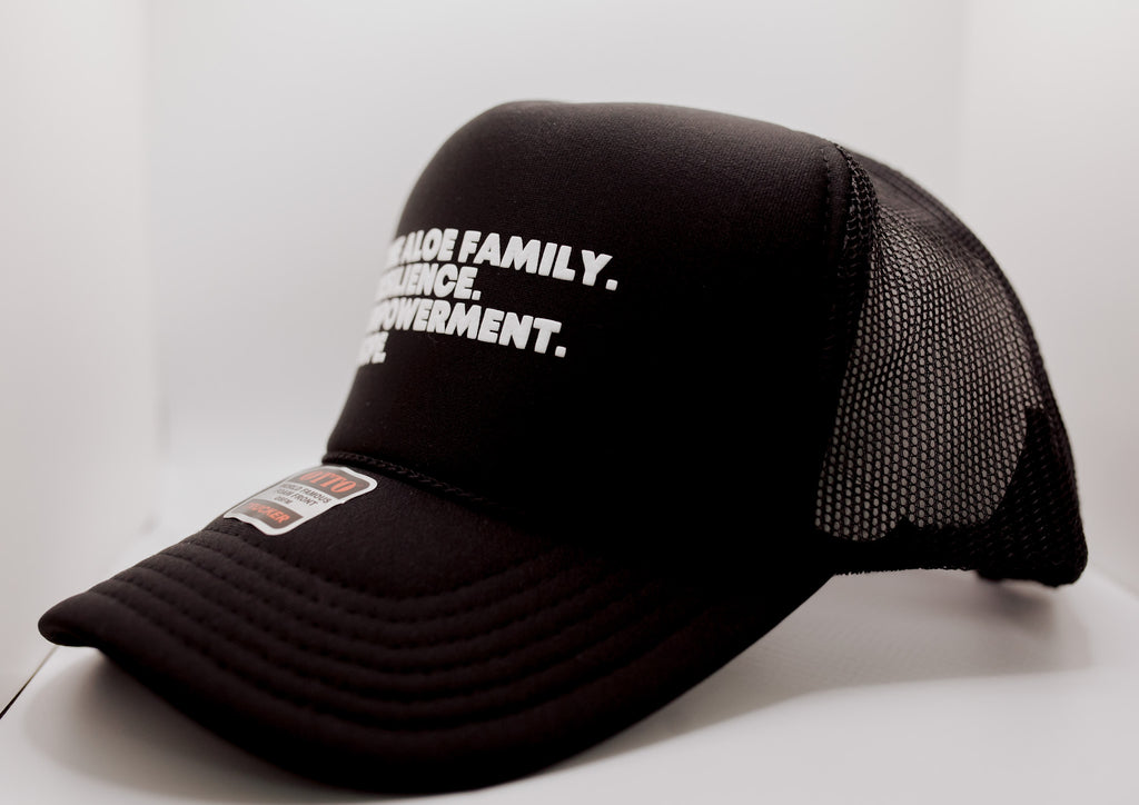 La Familia Aloe Hat Black