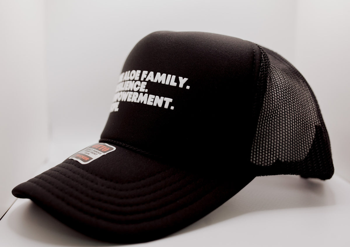 La Familia Aloe Hat Black
