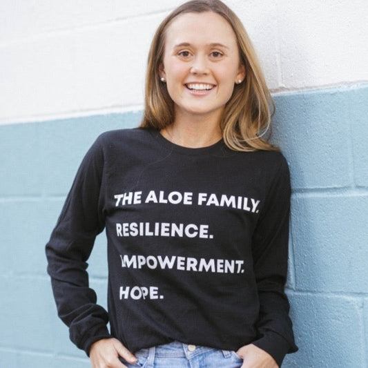 Resilience, Empowerment, & Hope Long Sleeve Tee Shirt